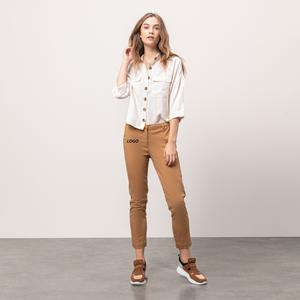 กางเกงวอร์มแฟชั่นลำลองสำหรับวิ่งกางเกงผ้าลูกฟูกสีแดงเข้มกางเกงวอร์มสำหรับผู้ชายการประชุมทางธุรกิจขายส่ง - Product Image 5