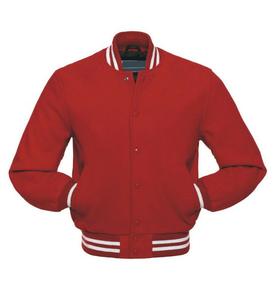 Uniforme de l'équipe CVC en éponge française de haute qualité avec logo personnalisé vestes d'université pour hommes vente en gros de veste de baseball universitaire unie vierge - Product Image 2