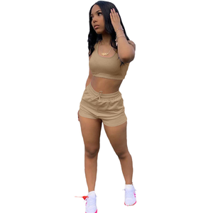 Wholesale Custom Ladies 2 Piece Sherpa Fleece Set Full <b>Zip</b> Crop Hoodie Matching <b>Shorts</b> Ladies 2 Piece Sets in Solid Pattern - Product Image 3