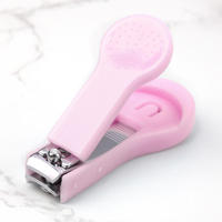 Mini coupe-ongles personnalisable le plus vendu en acier au carbone couleur bonbon sans danger pour les doigts des enfants et les orteils avec logo personnalisé