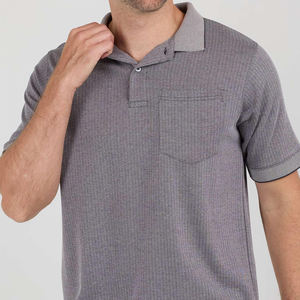 Camiseta Polo para Hombre, Precio Económico, Informal, para Oficina, Manga Corta, Secado Rápido, a Rayas, Ajustada, Bordada - Product Image 5