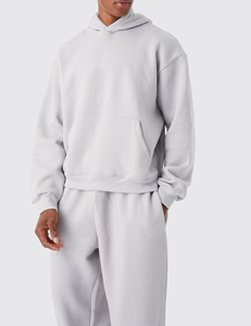 Survêtement de jogging imprimé à capuche pour homme, en molleton délavé, style streetwear, ample, de haute qualité, pour l'hiver - Product Image 2