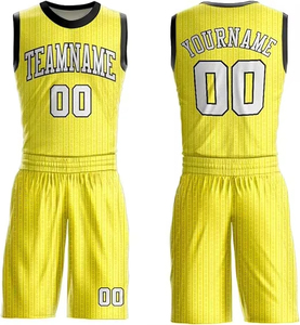 ชุดบาสเก็ตบอลสำหรับผู้ชายเสื้อบาสเก็ตบอลผ้าโพลีเอสเตอร์ Uniform100 - Product Image 5