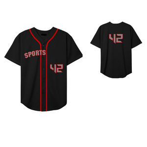 Camiseta de Béisbol Unisex Personalizada por Sublimación 2026, Transpirable, Talla Grande, Poliéster, Servicio OEM para Equipos, Diseño con Impresión por Sublimación - Product Image 3