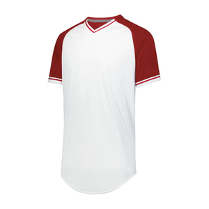 Camiseta de Béisbol con Cuello en V Personalizada OEM ODM, Transpirable, Estampada, de Alta Calidad, que Absorbe la Humedad - Product Image 4