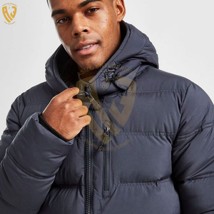 Men's High Street Style Puffer Jacket Quality <b>Canvas</b> Fabric Custom Logo Fashionable Design Winter Wholesale Price Available - Product Image 4