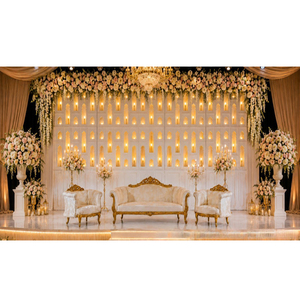 Elegante Panel de Fondo Jharokha Blanco para Decoración de Escenarios de Boda y Eventos de Recepción a Precios de Mayorista para Exportadores - Product Image 1
