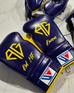 Ensemble de gants de boxe de haute qualité, sur mesure, professionnels, en cuir de vachette véritable, pour le Muay Thai. - Product Image 2