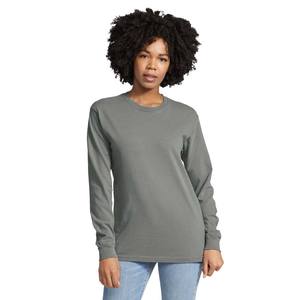 Camiseta Unisex de Manga Larga con Cuello Redondo, Estilo Urbano, Transpirable, Ecológica, de Secado Rápido con Estampado de Letras - Product Image 1