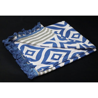 Eco-Friendly Woven Cotton Quick-Dry Printed Fouta Towel-Modern Luxury Design Customizable Free Sample Wholesale India All-Season