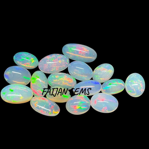 Cabujón de ópalo de fuego Welo etíope Natural de alta calidad, piedra preciosa suelta de gran tamaño, certificado por terceros, Sin tratamientos, indio - Product Image 1