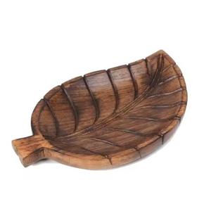 Custom wooden serving <b>bowls</b> <b>heart</b> <b>shaped</b>, natural wood, ideal for weddings, events, and promotional gifts - Product Image 6