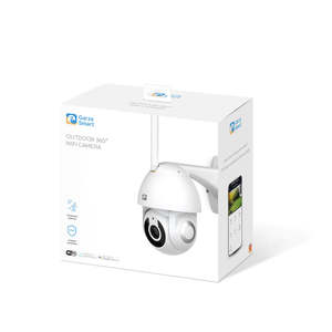 Garza กล้องรักษาความปลอดภัยกลางแจ้ง360อัจฉริยะ, ° 1080P HD WiFi IP ไร้สาย PTZ พร้อมวิสัยทัศน์กลางคืนสำหรับการใช้งานในร่มความละเอียด2MP - Product Image 1