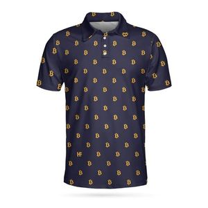 Camiseta de Golf para Hombre, Personalizada, de Manga Corta, 100% Algodón, Tejida, Antiarrugas, con Diseño Personalizado, de Alta Calidad, a Precio Económico - Product Image 3