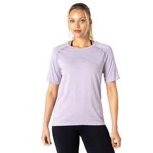 Camisetas de Gimnasio para Mujer, Diseño Liso Personalizado, Ropa Deportiva de Verano, Precio de Fábrica al por Mayor, Nueva Colección OEM - Product Image 2