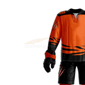 Precio de fábrica barato uniforme de hockey sobre hielo equipo personalizado ropa deportiva diseño sublimado único desgaste de entrenamiento de calidad superior - Product Image 5