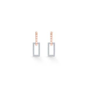 Pendientes de Oro de 18K con Esmeralda de Corte Princesa para Mujer - Diseño Celestial Moderno - Product Image 3