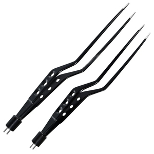 Adson 15,2 cm, fórceps bipolares antiadherentes reutilizables, instrumentos de cirugía eléctrica Reconstructiva y de plástico, base estadounidense - Product Image 1