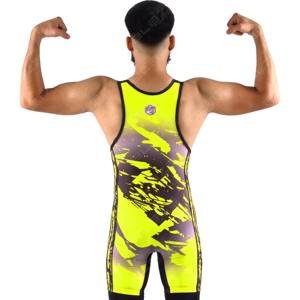 Wholesale Custom Design Wrestling <b>Singlets</b> <b>Weightlifting</b> Power Training Men Wrestling <b>Singlets</b> - Product Image 3
