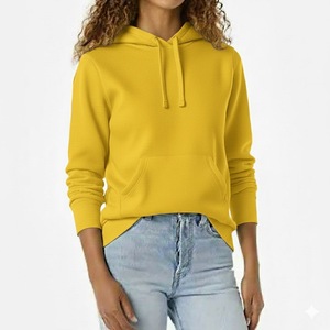 Sweat-shirt à capuche en polaire personnalisé pour femmes, vente chaude, imprimé, doux, thermique, manches longues, pull décontracté, vêtements d'hiver, poches avant - Product Image 6