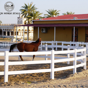 Panneaux de clôture en PVC pour chevaux de campagne équestres Rails de clôture Protection UV Haute qualité 100% - Product Image 4