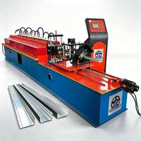 Ironstar NOUVEAU Produit phare : Machine de profilage à froid pour profilés en U galvanisés à commande PLC haute vitesse, pour la fabrication de rails de plafond et de canaux en U