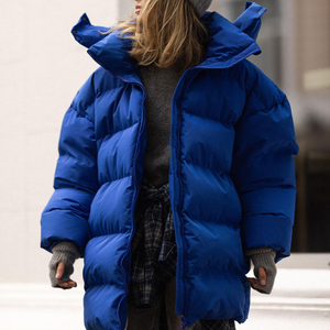 Lightweight Dyed Insulated Puffer Outerwear Jacket for <b>Women</b> Wool Offering <b>Winter</b> Protection Quilted Padding Wholesale Export - Product Image 2