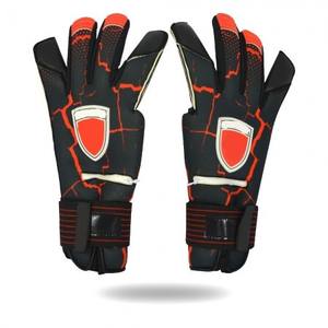 Guantes de portero de fútbol de látex profesional de 4mm, dedos protectores transpirables, equipo de portero al aire libre - Product Image 1