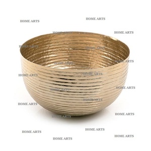 Juego de 3 cuencos para servir comida de diferentes tamaños Cuenco para servir chocolate de aluminio de calidad de lujo para uso en hoteles domésticos - Product Image 6