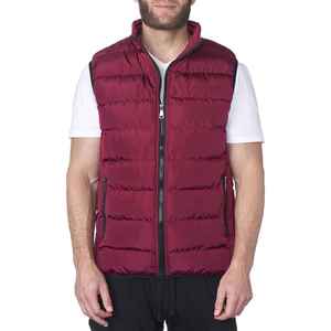 OEM Custom Men's Sleeveless <b>Puffer</b> Vest <b>Jacket</b> Bubble Hooded with Stand Collar Sale in Very Low <b>Cheap</b> Good Price - Product Image 1