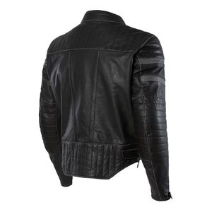 Vestes en cuir de moto haut de gamme, personnalisées pour motards urbains et course automobile, en cuir de vachette véritable aniline perforé, pour la conduite - Product Image 6