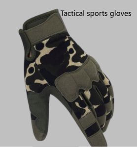 Gants de motocross personnalisés en cuir synthétique souple coupe-vent légers et respirants pour les courses de moto en plein air - Product Image 2