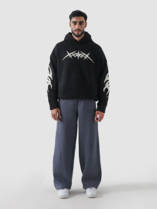 Sudadera con Capucha de Invierno para Hombre, Diseño Moderno, Tejido de Punto Transpirable Antiarrugas de Secado Rápido, Poliéster/Algodón 320g, Personalizable OEM - Product Image 3