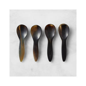 Juegos de servicio de ensaladas con cuerno de búhos, Color Natural y pulido brillante para Hotel, precio asequible, superventas - Product Image 2