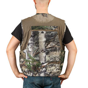 Vestes de camouflage personnalisées avec logo, coupe-vent, chaudes, uniformes tactiques d'extérieur, fermeture éclair, veste de chasse camouflage, doublure en polaire sans manches - Product Image 4