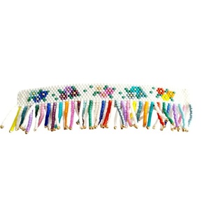 Handmade Drop Seed Beads Beaded <b>Hair</b> <b>Barrette</b> With Floral Embroidery Design Custom Handmade Seed Beads <b>Barrette</b> <b>Hair</b> Clip <b>For</b> - Product Image 1