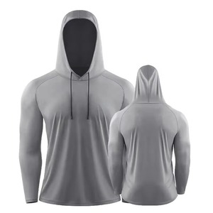Sudadera con Capucha Deportiva de Pesca con Cremallera para Hombre, Personalizada, Manga Larga, 100% Poliéster, Transpirable, Impermeable, Cortavientos, UPF 50, Talla Grande - Product Image 5