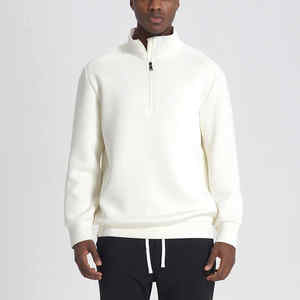 Customized Half <b>Zip</b> Sweatshirts for Men Quick Dry Crewneck Sports Training Joggers Jacket Plain Embroidered Logo Winter Sports - Product Image 6