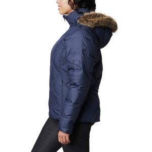 Veste d'hiver légère à la mode pour femmes manteau à bulles court avec traitement fini en toile respirante - Product Image 3