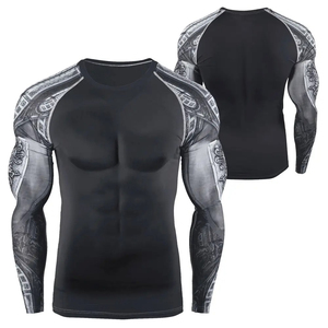 OEM personalizado de compresión MMA Rash Guard hombres sublimado impreso Sportwear - Product Image 6