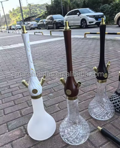 Chicha Moderne de Luxe, Narguilé Portable Effet Miroir avec Tube en Silicone, Kit Complet pour Salon - Product Image 3