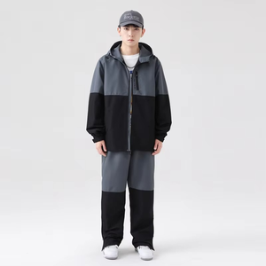 Chándal de Neopreno Unisex de Alta Calidad, con Logotipo Personalizado Bordado, Ropa Deportiva, Cortavientos, Colores en Contraste, para Niños - Product Image 5