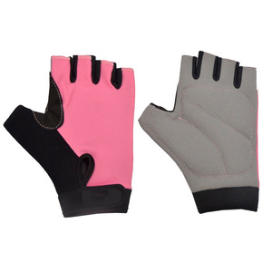 Precio al por mayor de alta calidad ajustable de alta calidad de poliéster Spandex empuñaduras de invierno medio dedo guantes de ciclismo adecuados - Product Image 2