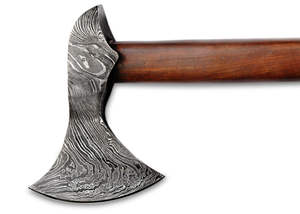 Wholesale Customized High Quality OEM ODM Service Damascus Steel <b>Axe</b> With Wood Handle Stainless Steel Head <b>Camping</b> and Cutting - Product Image 3