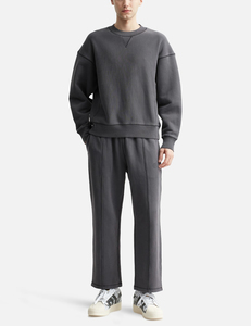 Sudadera de algodón de alta calidad Panel de doble puntada Regular Fit Sudadera deportiva para hombre Nuevo estilo Colección de invierno Cuello redondo - Product Image 6