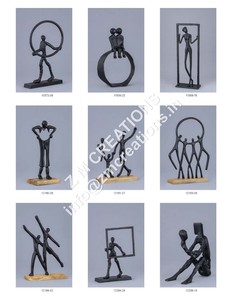 Moderne Aluminium Métal Artisanat Argent Citrouille Sculpture Halloween Maison Jardin Décoration À La Main Écologique Durable Artistique - Product Image 2