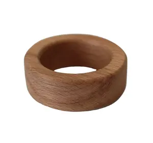 Wholesaler High quality best selling ODM Acacia wooden napkin ring for Party table restaurant customize packaging from Vietnam