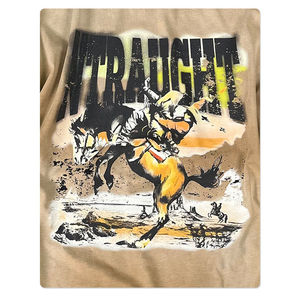 Camiseta de Algodón Personalizada de Alta Calidad para Hombre, Impresión por Serigrafía, Transpirable, de Manga Corta, Teñida con Color Personalizado - Product Image 2