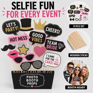 <b>Wedding</b> Photo Booth <b>Props</b> Mr Mrs Just Married Handheld Signs Party <b>Props</b> for Bridal Shower <b>Wedding</b> Decoration - Product Image 4
