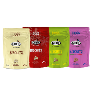 100% bitki bazlı köpek, İtalya'dan vanilya aromalı aperatif ve ödül ile küçük kemikler ve çerezleri tedavi eder - Product Image 2
